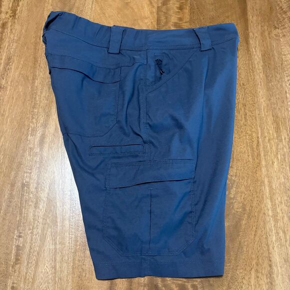 Duluth Trading Women’s Dry on the Fly Cargo Shorts Size 6 Navy Blue 10” Inseam - Picture 4 of 9